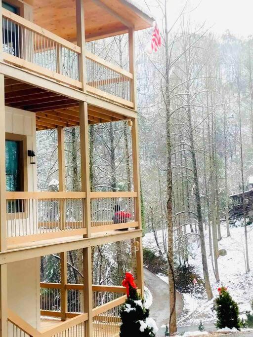 פיג'ן פורג' The Grand Tennessean Cabin- Four Bedroom Luxury Cabin In The Mountains מראה חיצוני תמונה